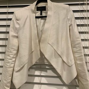 Ivory linen Bcbg blazer